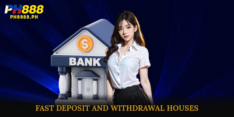 Fast deposit and withdrawal house