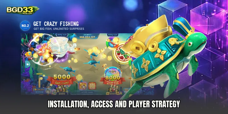 Installation, access and player strategy