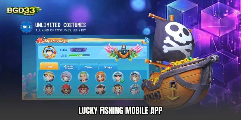 Lucky Fishing mobile app
