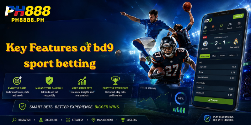 Key Features of bd9 sport betting