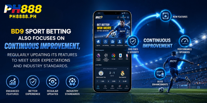 bd9 sport betting also focuses on continuous improvement,