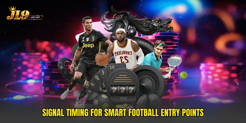 Signal timing for smart football entry points
